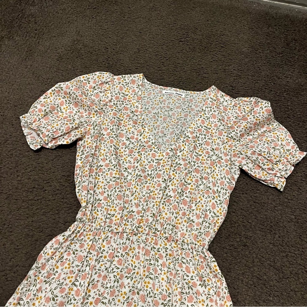 Reformation | Dresses | Reformation Jeans Floral Midi Dress Nwt | Poshmark